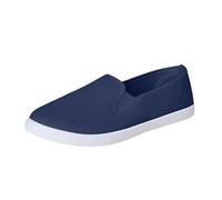 Zapatillas para Mujer Zapatos de Mujer de Punta Estrecha y Profunda, Tacones cuña lanos, Zapatos Cuero sin Cordones, Casuales para Uso Exterior Zapatillas Verano Comodas (Blue #3, 45)