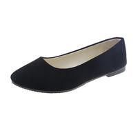 Zapatillas para Mujer Zapatos de Mujer de Punta Estrecha y Profunda, Tacones cuña lanos, Zapatos Cuero sin Cordones, Casuales para Uso Exterior Zapatillas Verano Comodas (43)