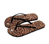 Zapatillas para Mujeres Flip de Estampado de Leopardo Sandalias Femeninas de la Playa de Verano sin Deslizamiento Casta Plana Zapatillas Polka-Dot toboganeales de Mujeres, 7.5 Reino Unido