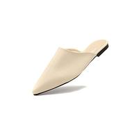 Zapatillas para Mujeres Platos Summers Sandalias Sandalias sobre un Color de Color de la Punta Puntiaguda de la Punta del Dedo del pie. Diaje de la Zapatilla al Aire Libre Slidas 3,4.5 Reino Unido