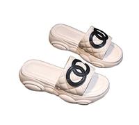 Zapatillas para Mujeres Sandalias de Verano Zapatillas para Mujeres Zapatos Gruesos Soles Zapatos para mujeres7.5 Reino Unido