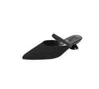 Zapatillas para Mujeres Tacones Puntiagudos Zapatillas para Mujeres Zapatillas de Verano Sandalias de elástica de Maldita Hojas