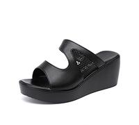 Zapatillas para Mujeres Zapatillas con Solas Gruesas Zapatillas para Mujeres Tacones Altos Zapatos de Oficina para mujeres7.5 Reino Unido