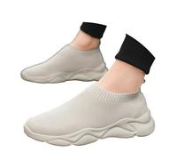 Zapatillas para Uso Diario Estilo Casual con Malla Transpirable y Comodidad excepcional para Caminar para Calzado Deportivo Moderno de Vestir (Beige, 40) #25