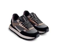 Gioseppo Deportivas para mujer Funkley 76494 Piel y rejilla Negro 37