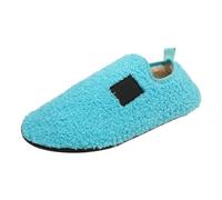 Zapatillas planas para mujer talla 8 cómodas zapatillas de invierno de algodón para hombres y mujeres, color liso, zapatillas de interior de algodón de fondo suave con zapatillas Botas cortas Negro