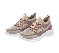 Zapatillas Plataforma Mujer,Zapato ortopedico Mujer,Women's Spring and Summer Mesh Breathable Soft Sole Casual Sports Lightweight Sneakers (Pink, 36)