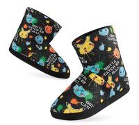 Zapatillas Pokémon Niño, Antideslizantes, De Pikachu, Regalo Para Niños (Negro/Aop, 34 EU)