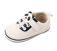 Zapatillas Primeros Pasos Bebe-Zapatos para NiñOs PequeñOs, Blanda, Panda De Dibujos Animados, Zapatos Informales con Cordones, Zapatos De Princesa, Zapatos para NiñOs PequeñOs