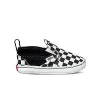 Vans Kids Lifestyle Classic FTW Sneaker In Slip-On V Crib (Checker) Black/Truewhite 19