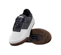 Leatt Scarpe MTB Proclip 5.0 con Sistema Intelligente Di Lacci, Zapato de Ciclismo Hombre, Color Blanco, 42 EU