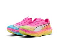 Zapatillas Puma Deviate NITRO Elite 4 Showtime Rosa Amarillo SS26, Talla 45 - EUR
