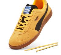 PUMA Handball, Zapato de tribunal interior Unisex adulto, Sun Stream Puma Black Caramel Latte, 45 EU