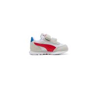 PUMA R78 LIGHTWIND V INF, Sneaker Unisex bebé, Cool Light Gray-Dark Crimson White, 24 EU