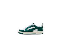 PUMA Rebound V6 Low, Zapatillas Unisex Adulto, Puma White Dark Myrtle Warm White, 40 EU