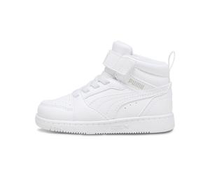 Zapatillas PUMA Rebound V6 Mid para bebé, Calzado, Blanco, 23