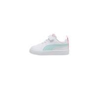 Zapatillas puma rickie ac+ inf, white-sea g, bebés 27