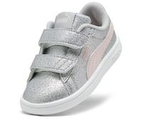 PUMA Smash 3.0 Glitz Glam V INF, Sneaker Bebé-Niñas, Glacial Gray-Frosty Pink, 21 EU