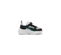 PUMA Trinity 2 LT Run Fun AC+ INF, Sneaker Unisex bebé, White-Green Terrain Black, 20.5 EU