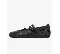 PUMA Sc Ballet Snake - Zapatillas planas de ballet con estampado de serpiente para mujer, gris oscuro, 37 EU
