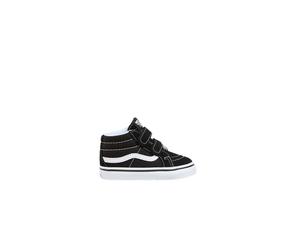 Zapatillas rayadas TD Vans SK8-Mid Reissue V (Negro/Blanco verdadero) 1-4 años
