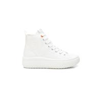 REFRESH - Zapatillas Abotinadas Mujer Blanco - Calzado Cómodo y Versátil - Moda casual - Modelo 17272202 (Talla 35)