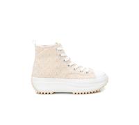 REFRESH - Zapatillas Abotinadas Mujer Beige - Calzado Cómodo y Versátil - Moda casual - Modelo 17275304 (Talla 39)