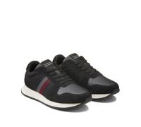 Tommy Hilfiger Runner Sneaker Hombre Runner Evo Mix Stitch Calzado deportivo, Negro (Black), 41