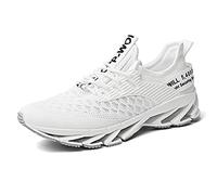 Zapatillas Running Hombre Zapatos Deporte Correr Jogging Caminar Bambas Deportivas Mujer Casual Gimnasio Fitness Gym Atlético Tenis Moda Asfalto Ligeros Transpirables Trabajo Sneakers 18 White 39