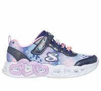 Zapatillas S-Lights: Infinite Heart Lights Niña Talla 34. Color Azul