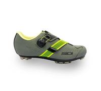 Zapatillas Sidi MTB Aertis Verde Amarillo, Talla 42 - EUR