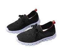Zapatillas sin Cordones Mujer Ligeras Casual Calzado Zapatos Deportivas Zapatos Casuales de Malla de Verano para Mujer,Transpirables,Tacón Bajo,Grandes con Cordones,Individuales Deportivas Deporte