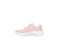 Skechers Arch Fit 2.0 Big League, Zapatillas Mujer, Pink Mesh/Coral & Orange Trim, 38 EU