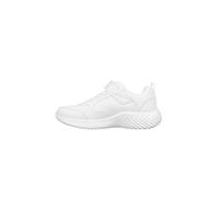 Skechers Bounder Power Study, Zapatos Deportivos Niños, White Synthetic/ White Trim, 28 EU