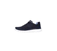 Zapatillas skechers burns- agoura hombre navy leather/ mesh/ trim 40
