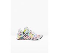 Skechers Zapatillas deportivas bajas UNO-SPREAD THE LOVE Turquesa/Rosa/Negro/Blanco 37