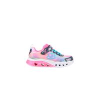 Skechers Flutter Heart Lights Simply Love, Zapatillas Niñas, Navy Synthetic Mesh, 28 EU