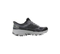 Skechers Hombre Go Run Trail Altitude 2.0 Rocky Hill Slip-In ENTRENADOR, Black And Gray Leather/Textile, 43 EU