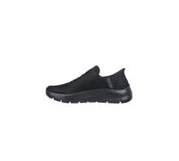 Skechers Go Walk Flex Grand Entry, Zapatillas Mujer, Ribete Textil Negro, 37 EU