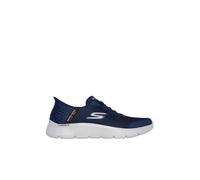 Skechers Hombre Go Walk Flex Hands Up Slip-In ENTRENADOR, Navy And Grey Textile/Synthetic, 46 EU