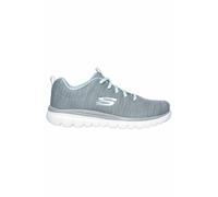 Zapatillas Skechers Graceful-Twisted For Mujer Gray & Mint Mesh/ Trim 36.5