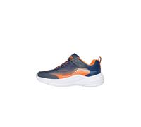 Zapatillas skechers microspec advance azul/naranja niño 28
