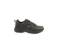Skechers Formatori Oak Canyon Redwick Hombre Cuero negro y textil sintético con remates negros 41 EU