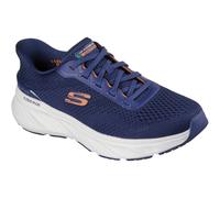 Skechers Edgeride Erlson, Zapatillas Hombre, Navy Knit/Orange PU, 45 EU