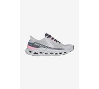 Skechers Tenis Glide-Step Atlus sin Cordones para Mujer, Gypk=Gris/Rosa, 35 EU