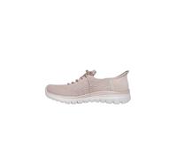 Skechers Graceful - First Blush - Tenis sin Cordones para Mujer, Tejido Gris Pardo, 39 EU