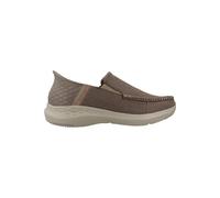 Skechers Mocasines Parson Ralven para Hombre Sin Cordones Malla Gris Pardo 45 EU