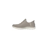 Skechers Summits Classy Night, Zapatillas Mujer, Taupe Mesh/Gold Trim, 36 EU