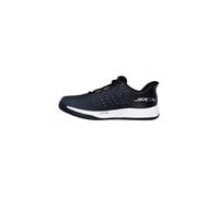Skechers Viper Court Reload, Zapatillas Mujer, Black Synthetic/Textile/White Trim, 38 EU
