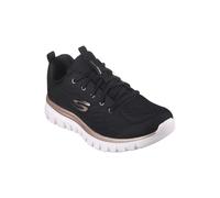 Skechers Zapatillas para mujer Graceful Get Connect 12615-BKGD Negro/Rosa 40